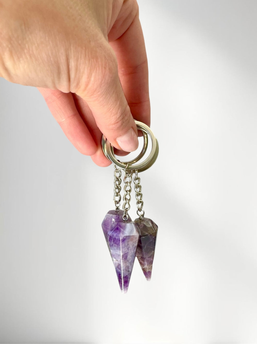 Amethyst Point Keyring