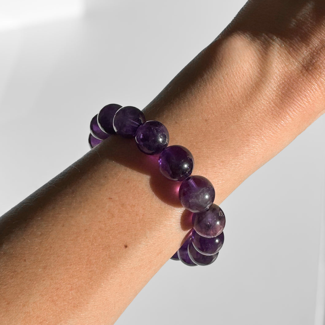 Amethyst Bracelet | large crystals