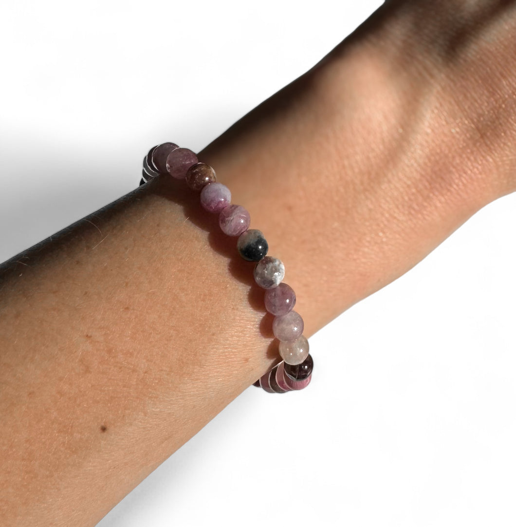 Watermelon Tourmaline Bracelet