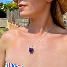 Load image into Gallery viewer, Amethyst Rough Pendant | silver
