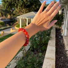 Load image into Gallery viewer, Red Carnelian Bracelet
