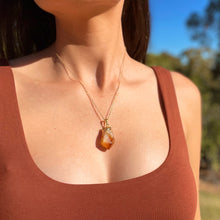 Load image into Gallery viewer, Citrine Cluster Pendant
