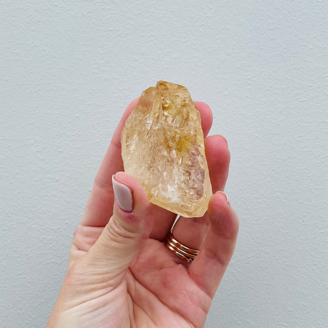 Honey Calcite Rough Rock